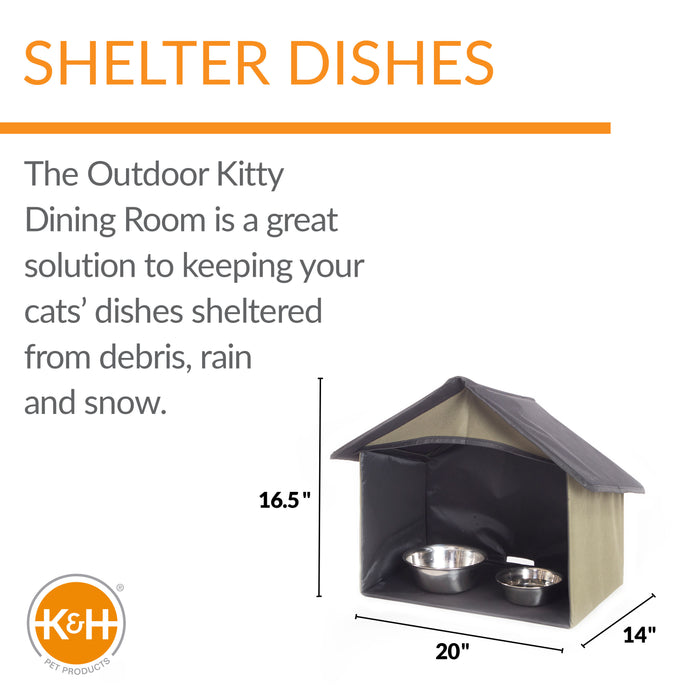 K&H Outdoor Kitty Dining Room