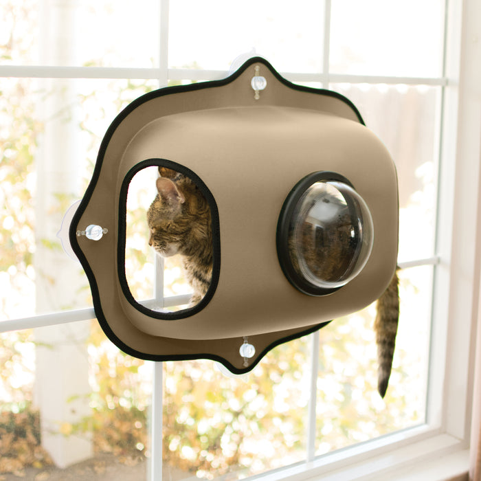 EZ Mount Window Bubble Pod Tan