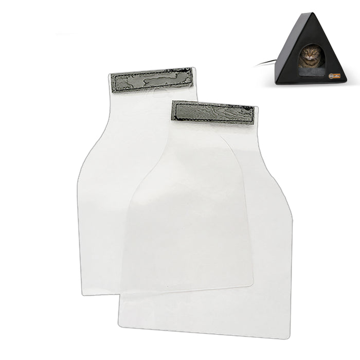 K&H Outdoor Cat Shelter Replacement Door Flap Sets - Multiple Styles