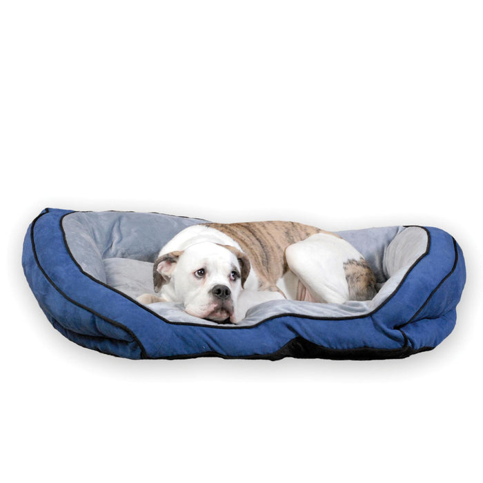 K&H Bolster Couch Gray/Blue