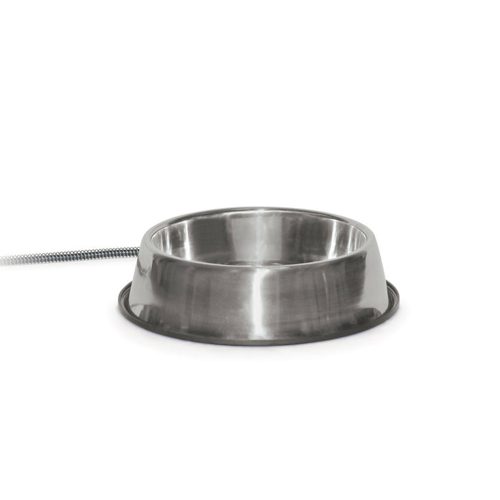 Thermal-Bowl Dog Heater Water Bowl Stainless Steel