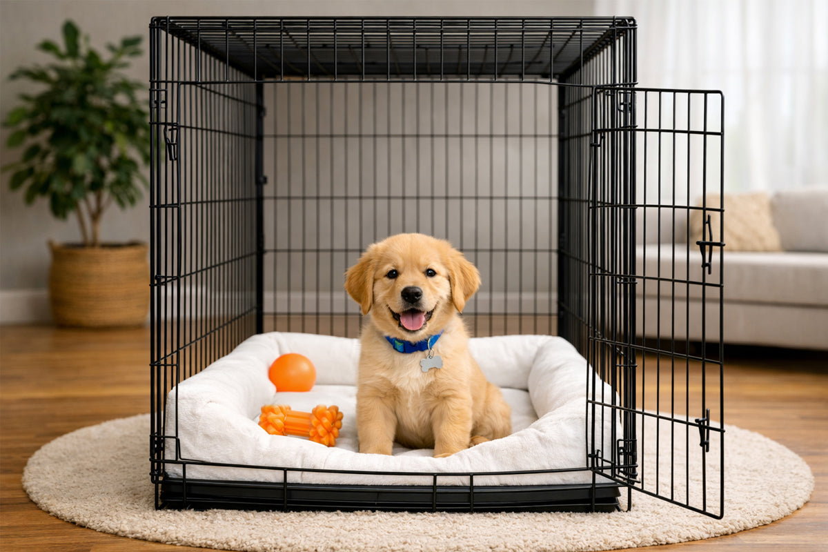 How to Safely Crate Train Your Pup with a Safe, Cozy Crate Setup