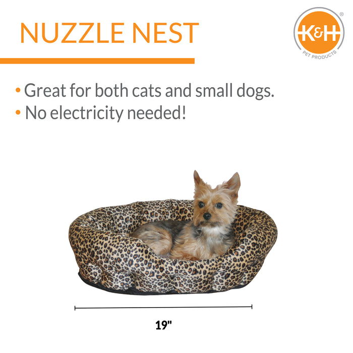 K&H Self-Warming Nuzzle Nest Pet Bed