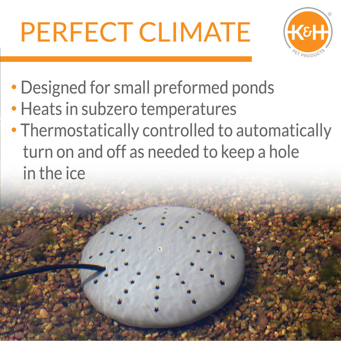 K&H Thermo-Pond Perfect Climate Submersible Pond Deicer