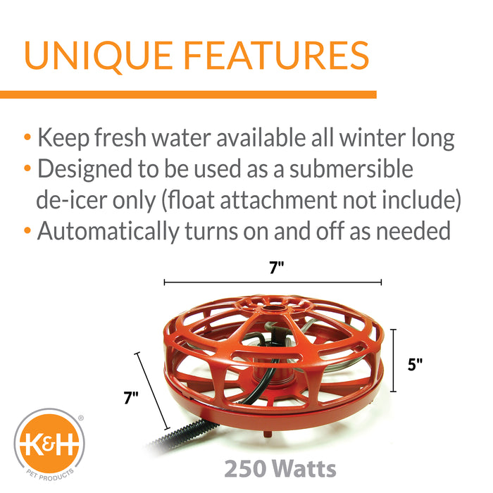 K&H Ultimate Bucket Heater with Cord Clip