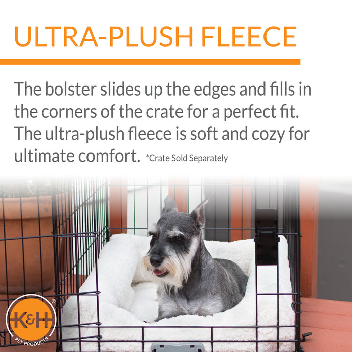 K&H Deluxe Bolster Crate Pad