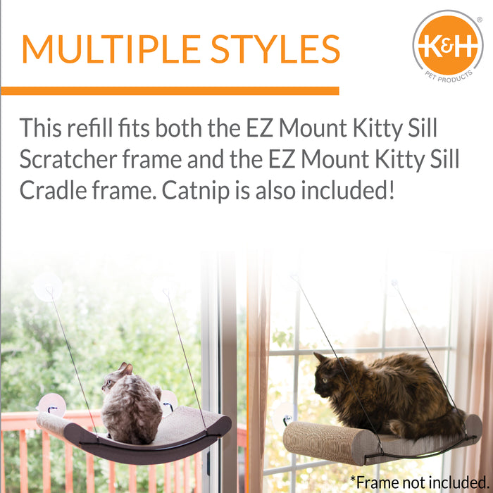 K&H EZ Mount Kitty Sill Cradle Scratcher - Refill Only