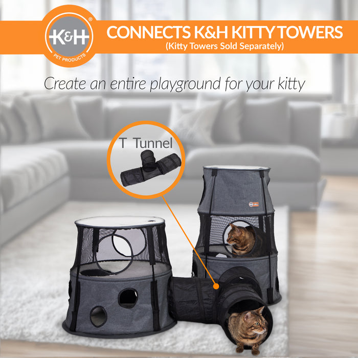 K&H Cat T-Tunnel Toy - 3 Way Cat Tube