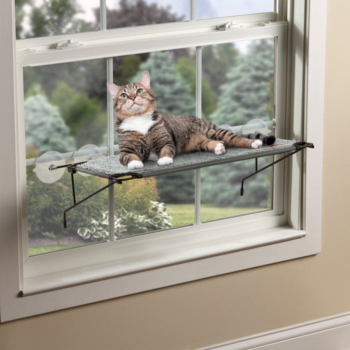 K&H EZ Mount Cat Window Perch Kitty Sill Window Bed - NEW PRODUCT RELEASE