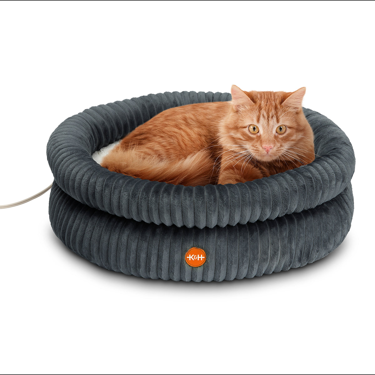 K&H Thermo Pet Cuddler Indoor Heated Donut Cat Bed — K&H Pet Products