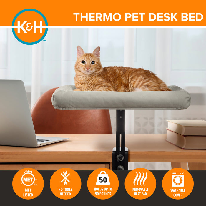 K&H Thermo Pet Desk Heated Cat Bed