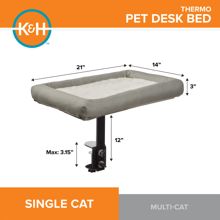 K&H Thermo Pet Desk Heated Cat Bed