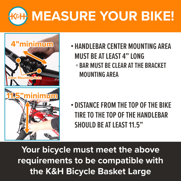 K&H Travel Bike Basket for Pet