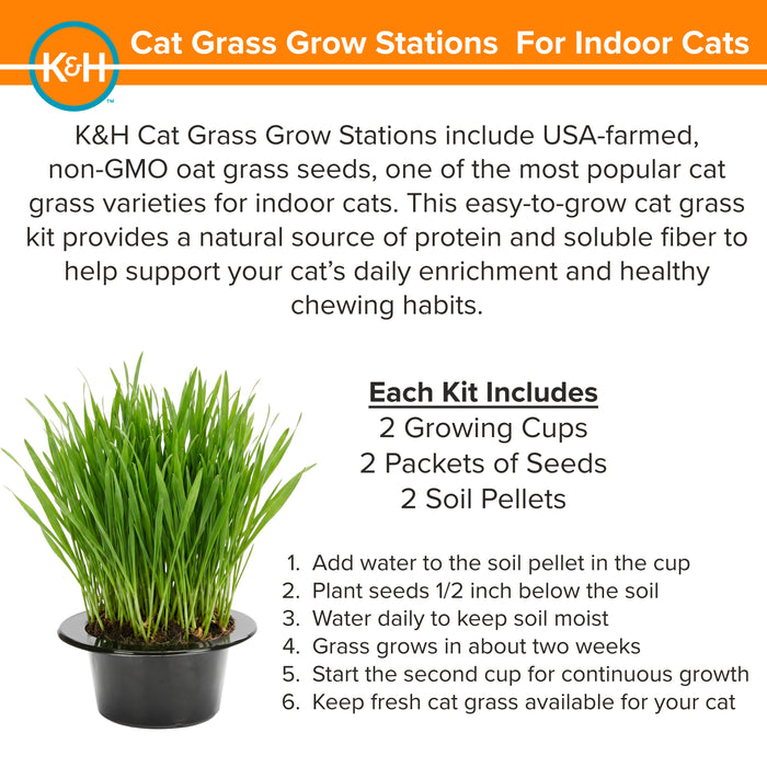K&H EZ Mount Window Cat Grass Grow Station