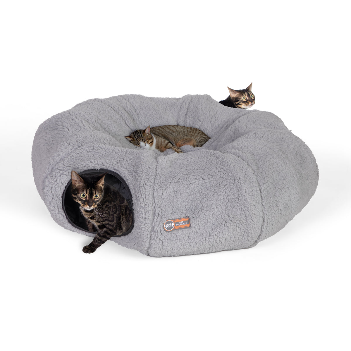 K H Thermo Kitty Cat Tunnel Bed Heated or Unheated K H Pet Products