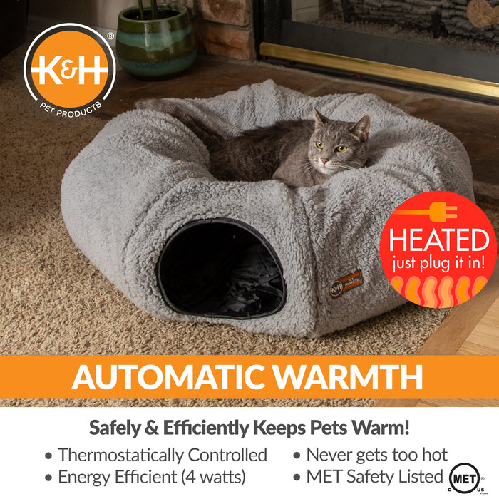 K&H Thermo-Kitty Cat Tunnel Bed