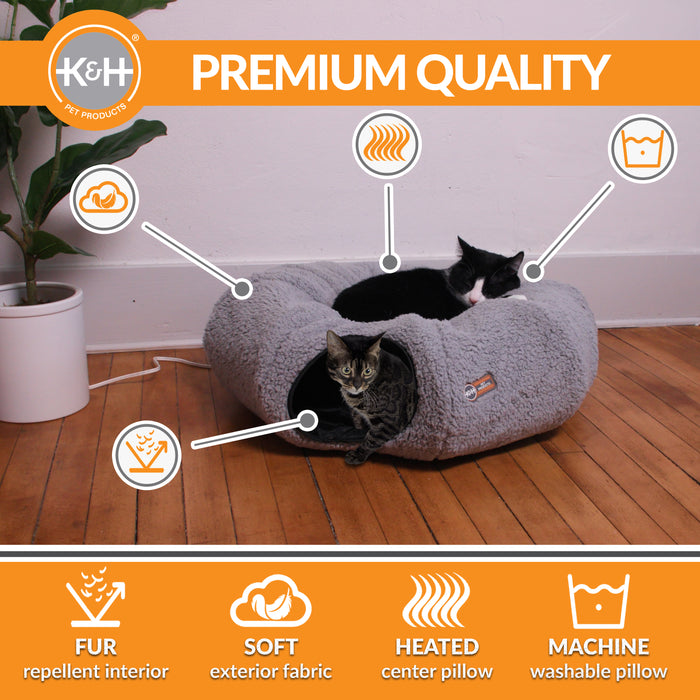 K&H Thermo-Kitty Cat Tunnel Bed