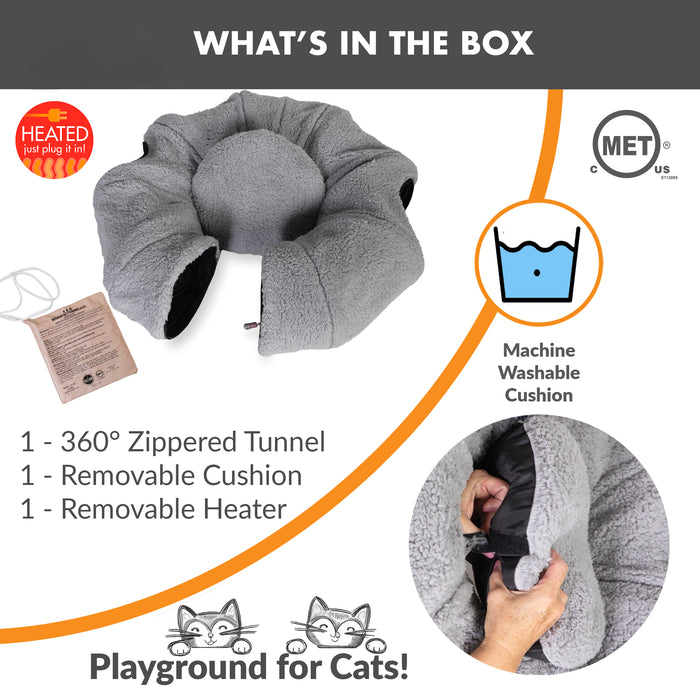 K&H Thermo-Kitty Cat Tunnel Bed