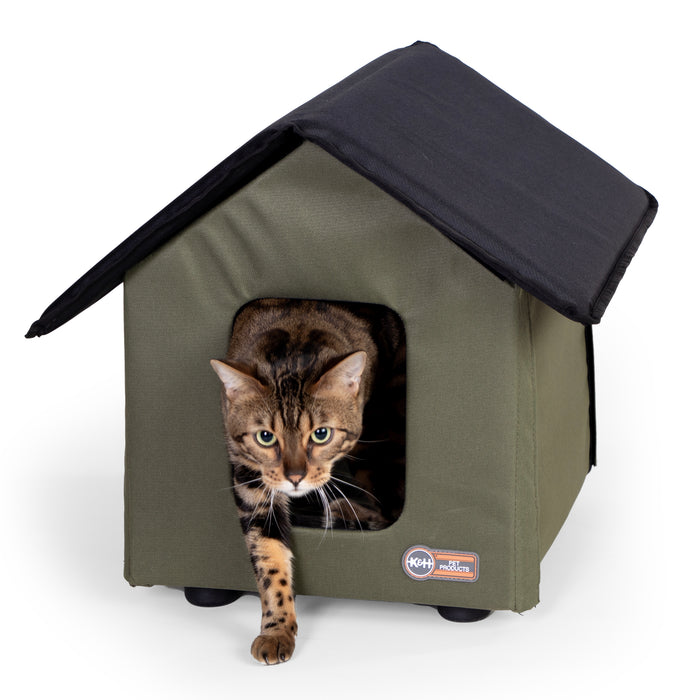 K&H Elevated Outdoor Kitty House (Heated or Unheated)