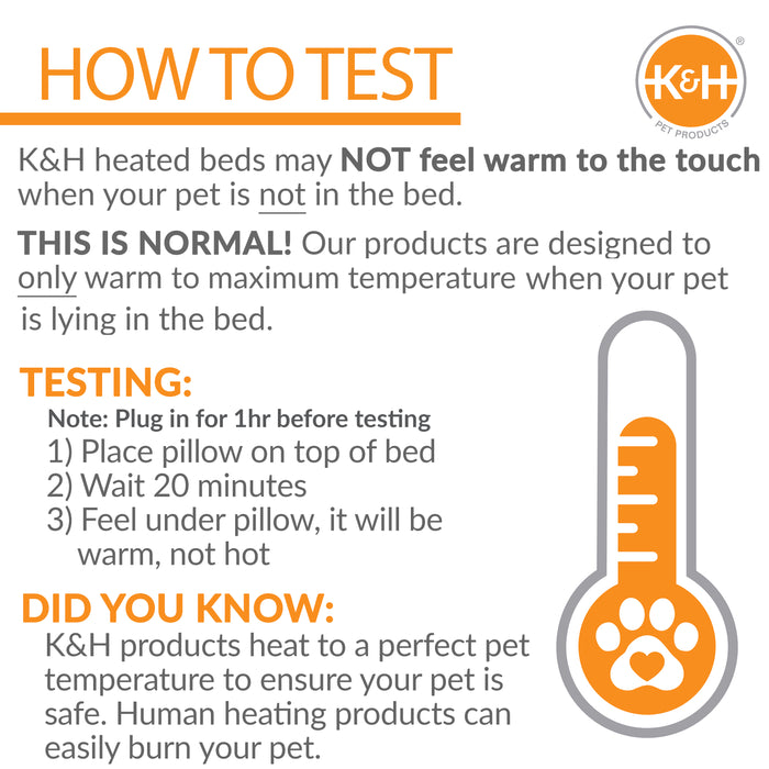 K&H Thermo-Peep Heated Pad