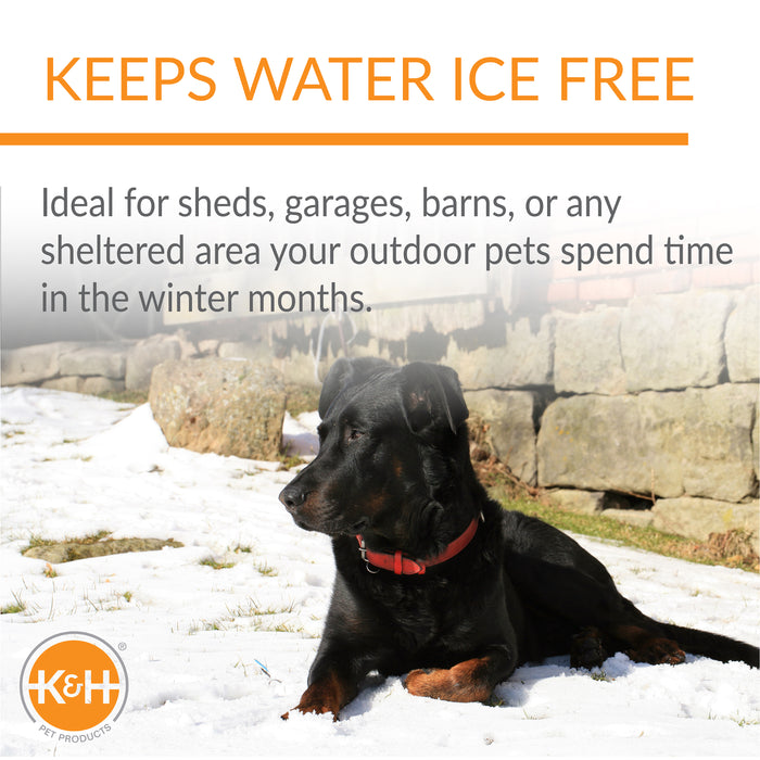 K&H Thermal-Bowl Heated Outdoor Water Bowl