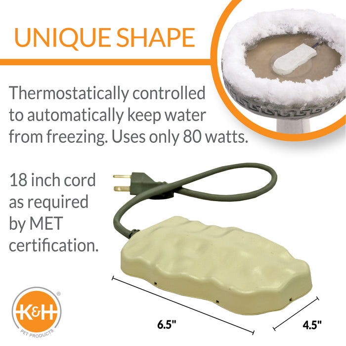 K&H Super Ice Eliminator Bird Bath Deicer