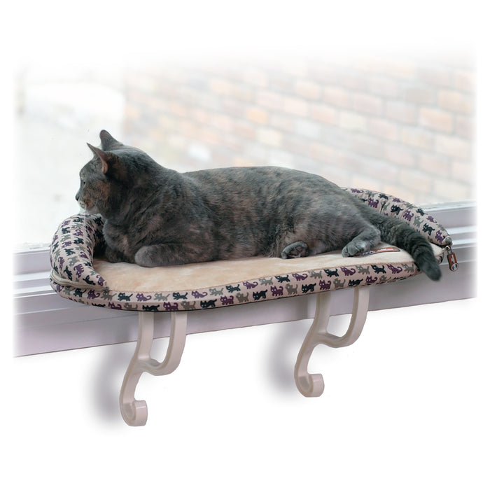 K&H Deluxe Kitty Sill with Bolster