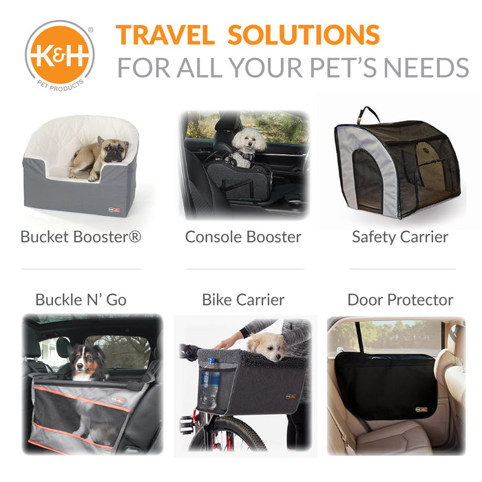 K&H Portable Pet Console Booster Dog Car Seat