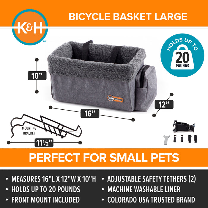K&H Travel Bike Basket for Pet