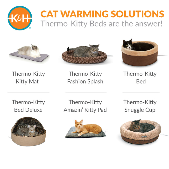 K&H Thermo-Snuggle Cup Heated Cat Bed