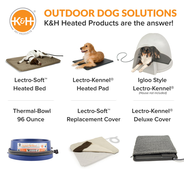 K&H Lectro-Kennel® Igloo-Style Outdoor Heated Pad