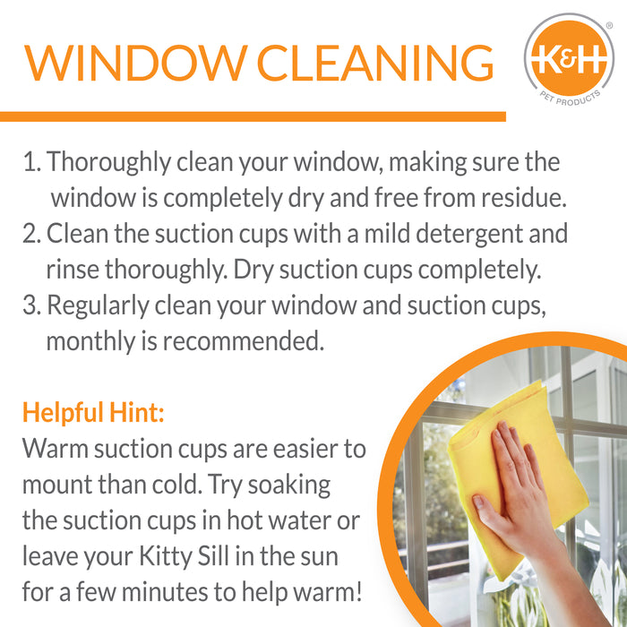 K&H EZ Mount Window Kitty Sill Single Level