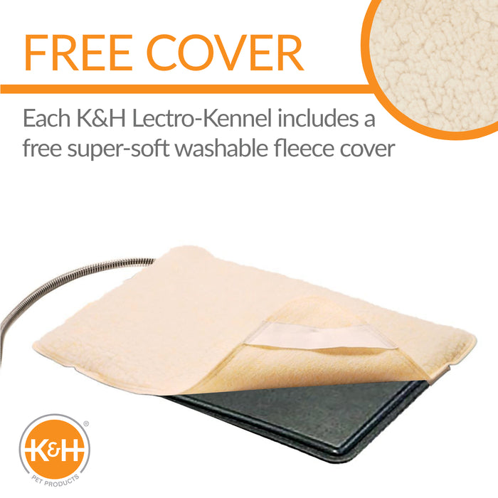 K&H Lectro-Kennel Heated Pad Outdoor Heated Dog Pads Beds