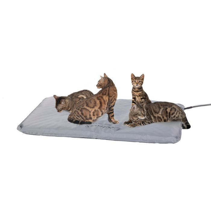 K&H Lectro-Soft™ Outdoor Heated Pet Bed Gray