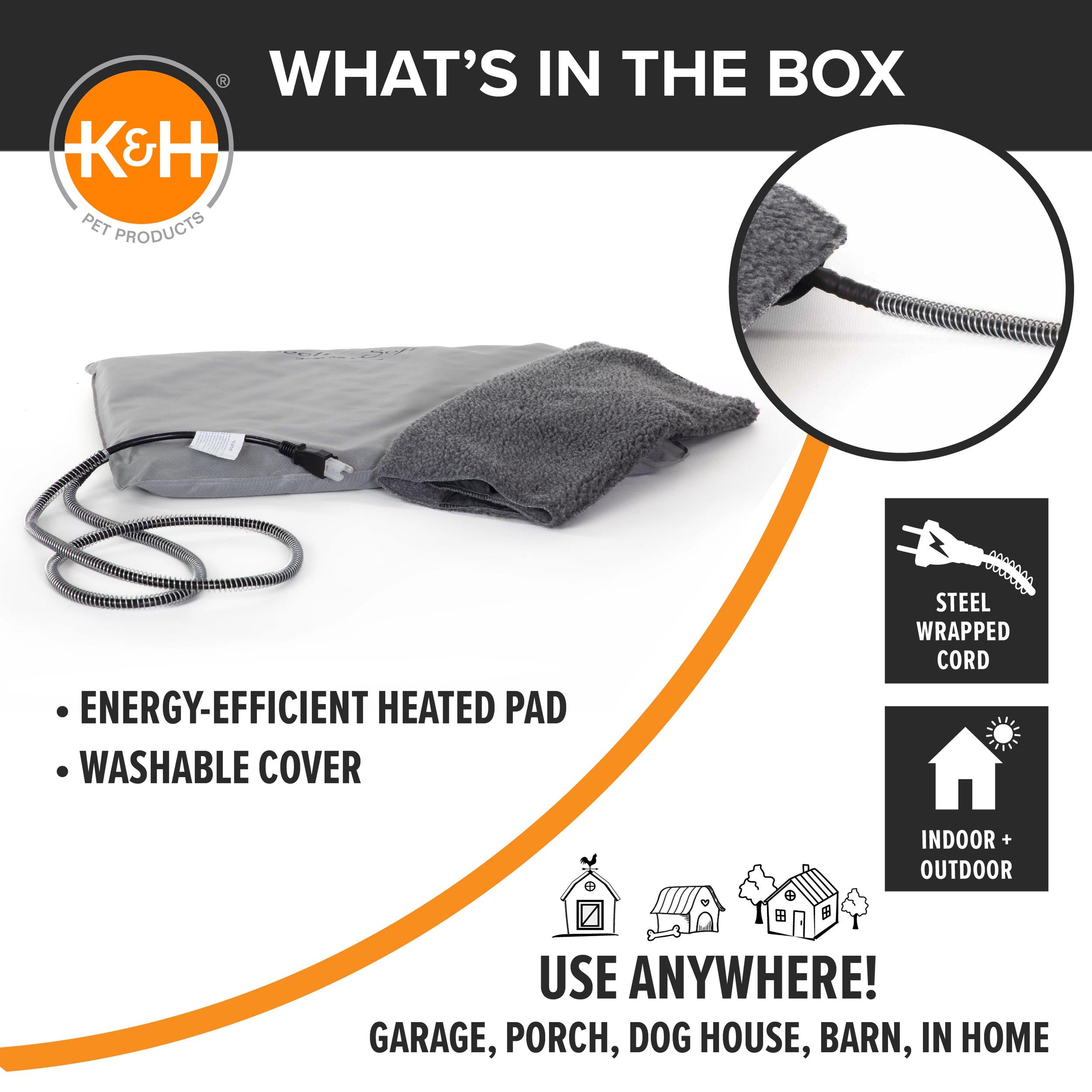 K&amp;H Lectro-Soft Outdoor Heated Bed &amp; Cover for Dogs &amp; Cats — K&amp;H Pet ...