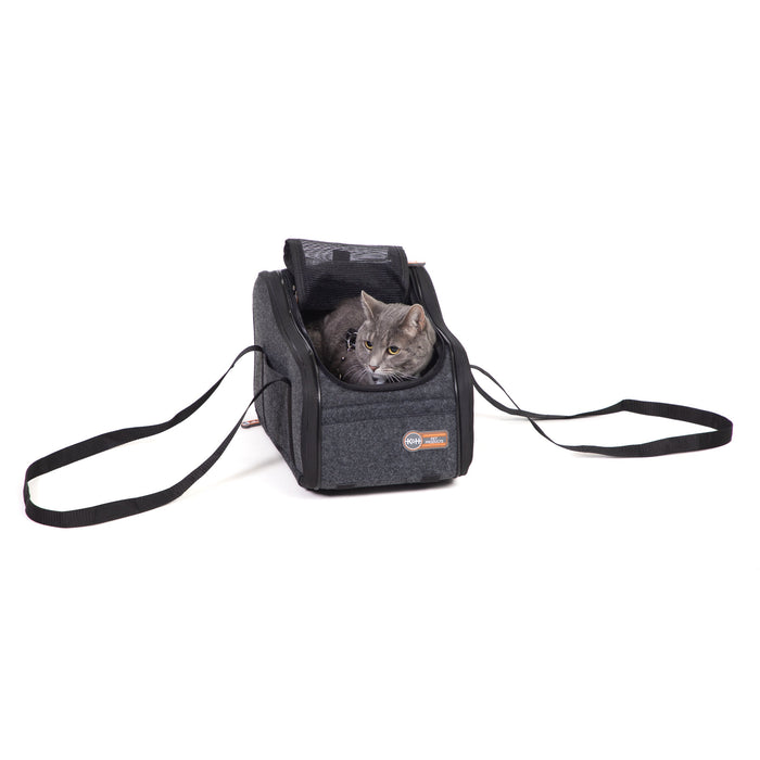 thumbnail image 2 of Angel Sar Center Console Dog Car Seat, Adjustable Portable Booster For Pets Up To 15 Lbs, With Safety Belt, Washable 2 of 13