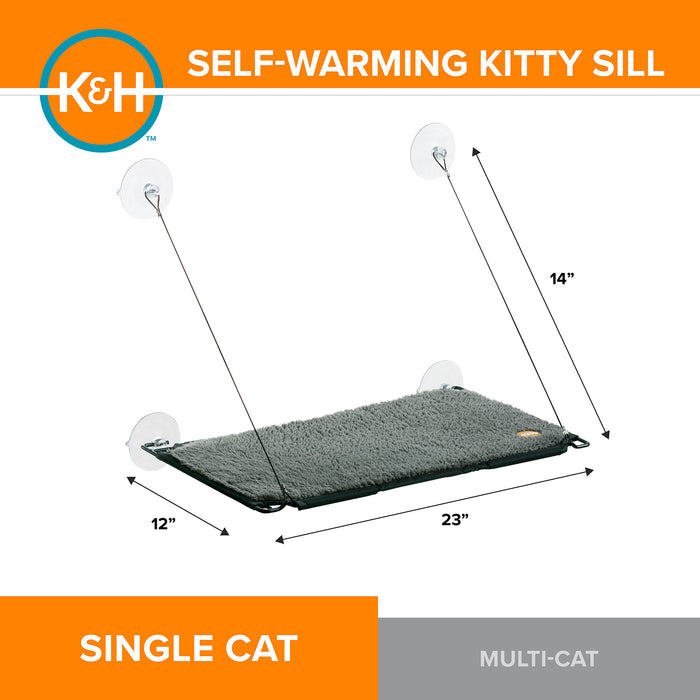 K&H Self-Warming Window Lounger Cat Perch