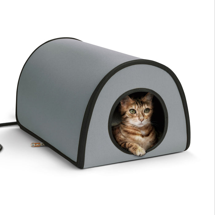 K&H Mod Thermo-Kitty Shelter™ Heated Cat House Bed — K&H Pet