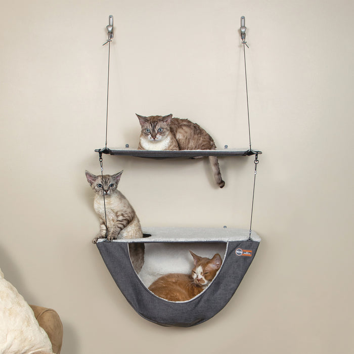 K&H Wall Mount Cat Shelf & Cat Hammock