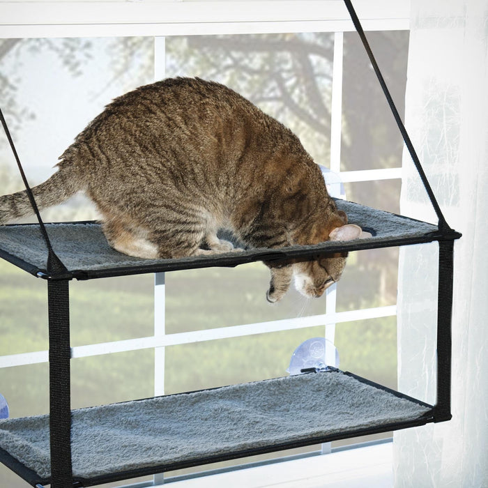 K&H EZ Mount Window Kitty Sill Double Stack