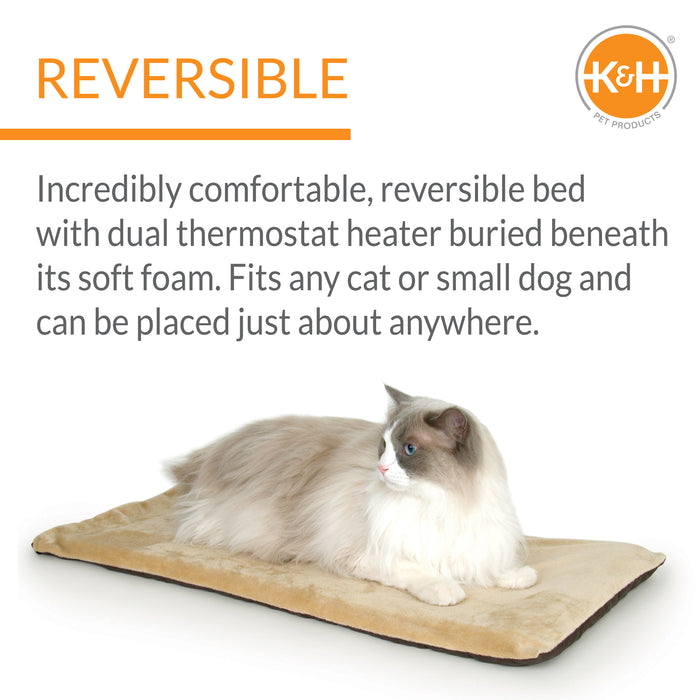 K&H Pet Products Thermo-Pet Small Mocha Heated Dog Mat 100213109