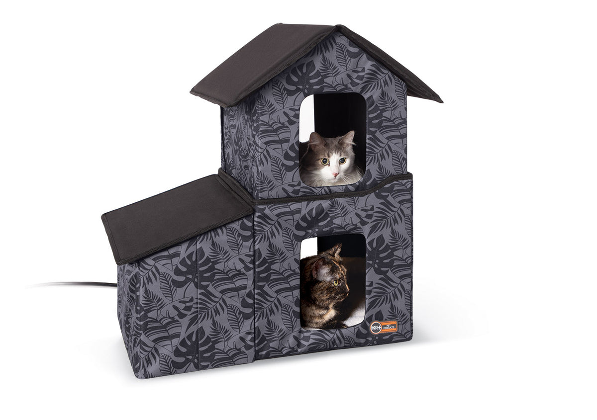 Outdoor heated kitty house cheap