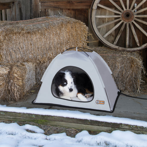 K&H Thermo Tent - Medium, Gray, Dog