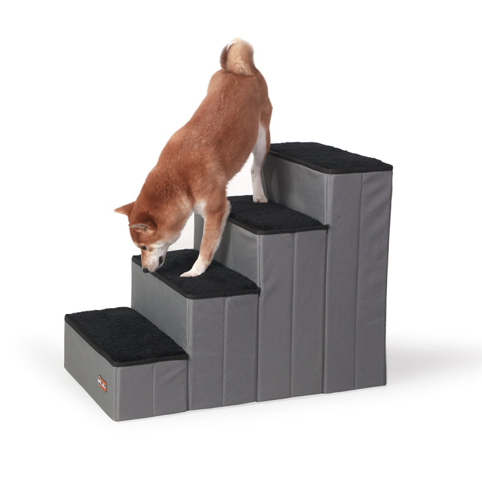 K&H Collapsible Pet Stair Steps with Storage