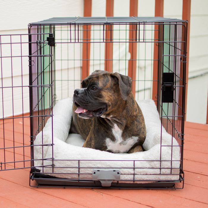 Deluxe Bolster Crate Pad Large
