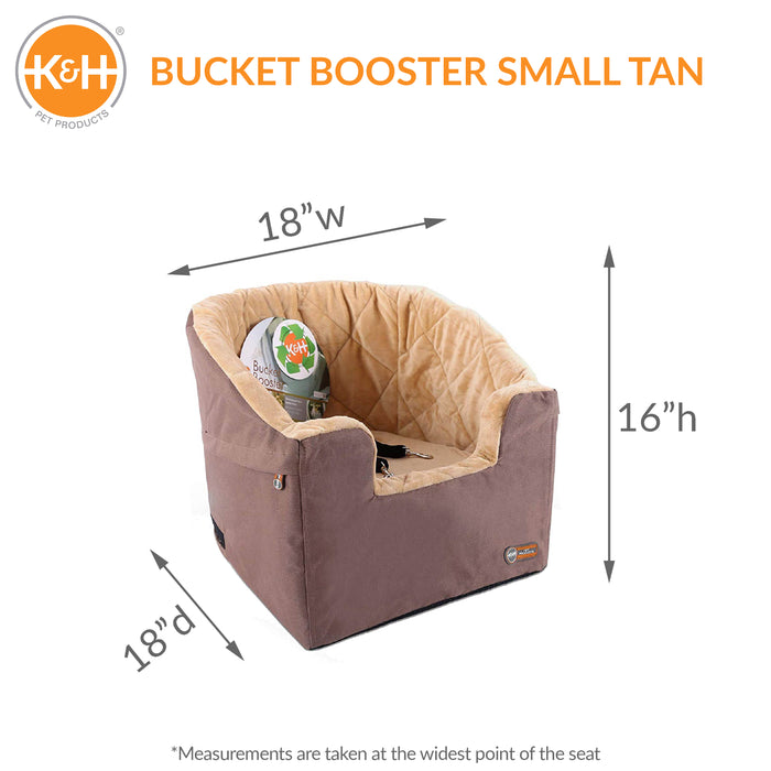 毎日特売 K＆H Bucket Booster Pet Car Seat， Small， Tan by K＆H