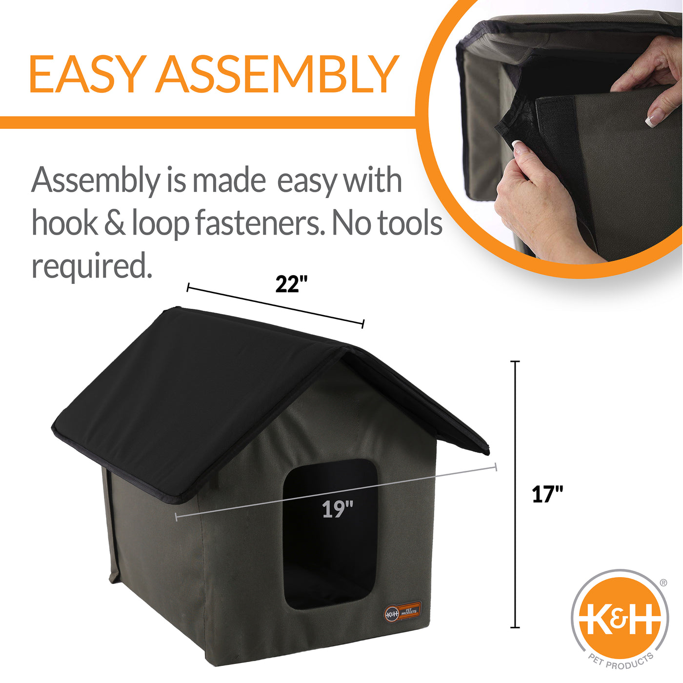 K&H Thermo Outdoor Kitty House (Heated & Unheated) — K&H Pet Products