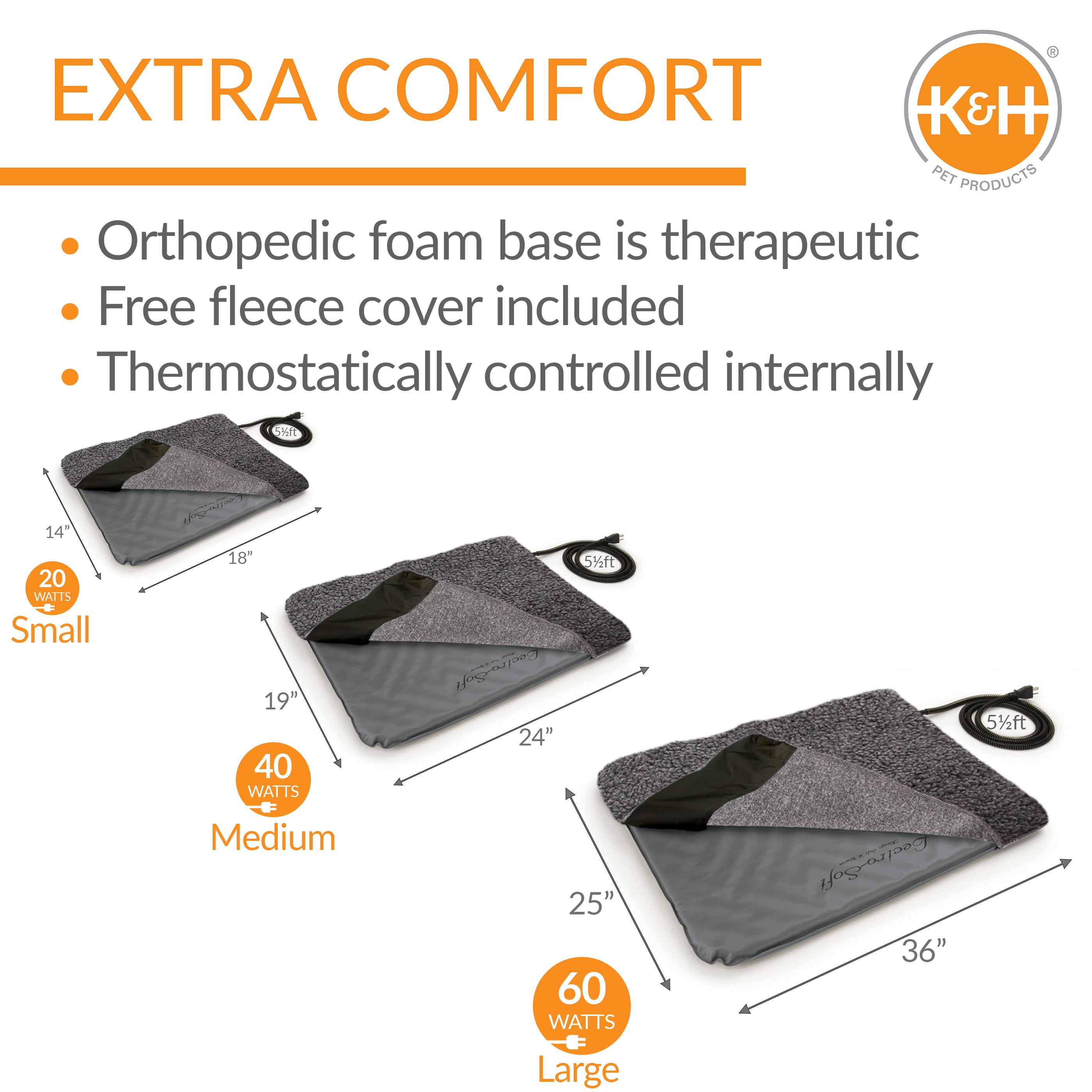 K&H LectroSoft™ Outdoor Heated Bed & Cover for Dogs & Cats — K&H Pet
