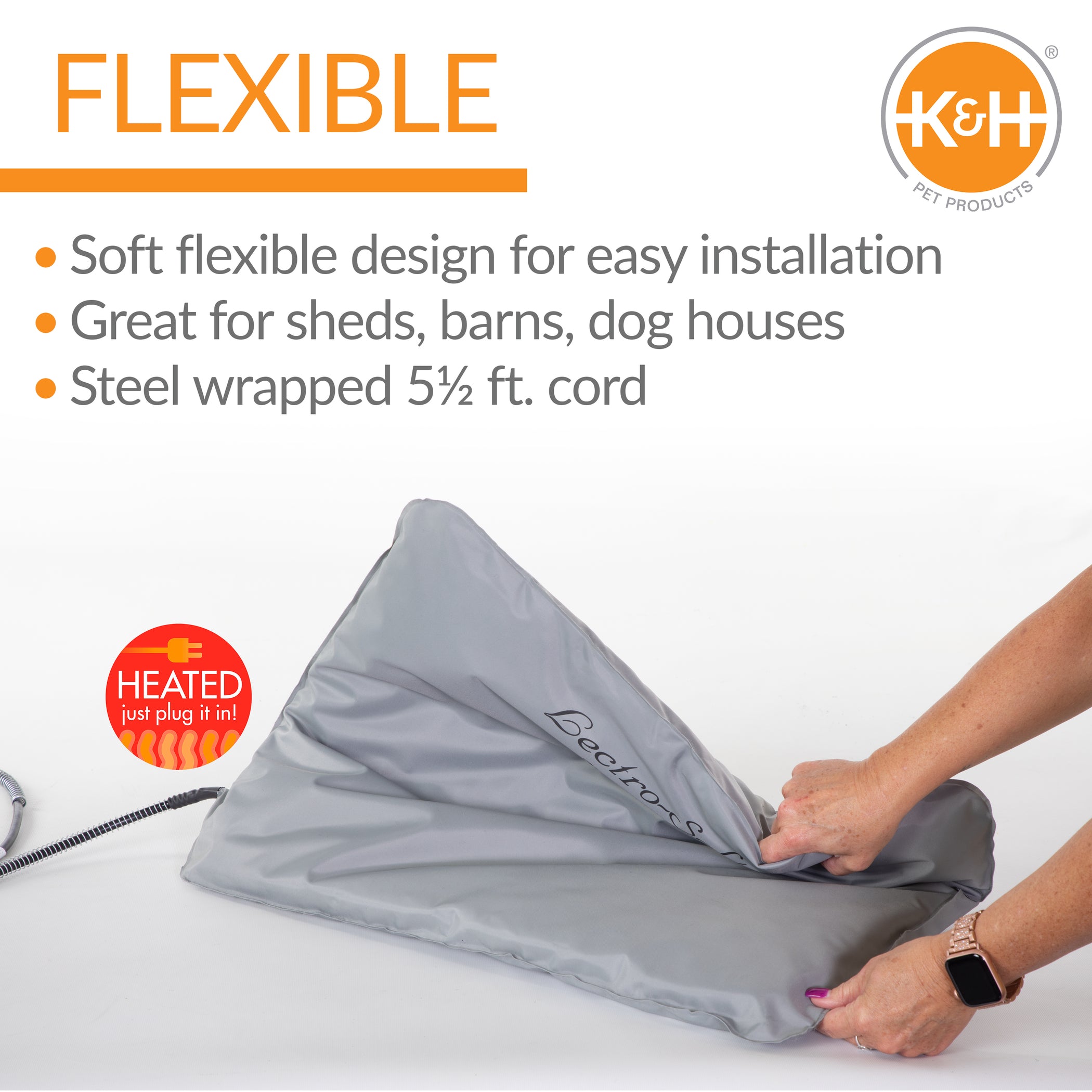 K&H LectroSoft™ Outdoor Heated Bed & Cover for Dogs & Cats — K&H Pet