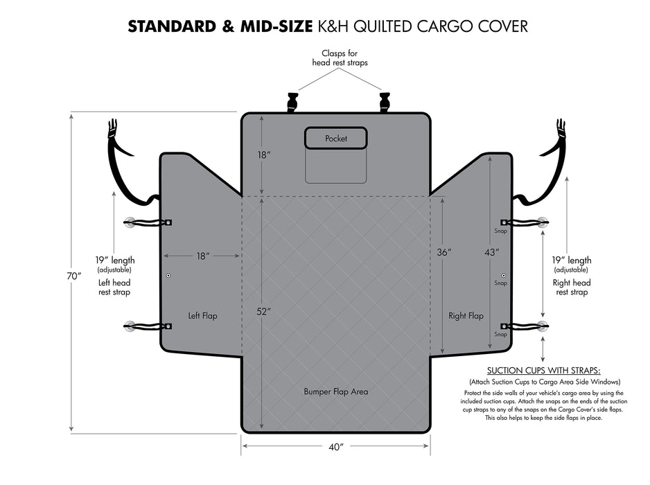 K&H Quilted Cargo Cover